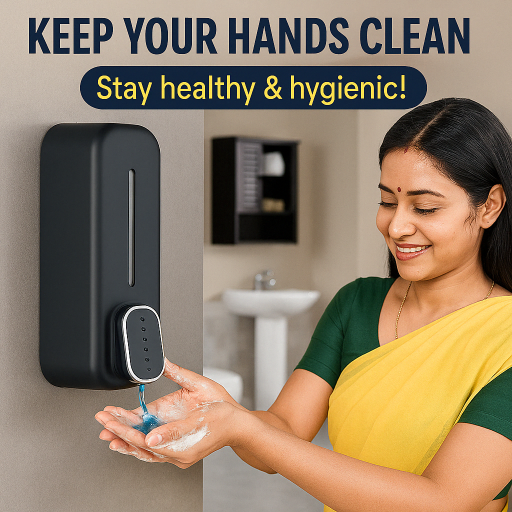 Wall-Mounted Liquid Soap Dispenser 350ml (Pack of 2)