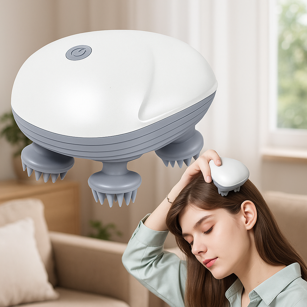 Octopus Head, Scalp Massager