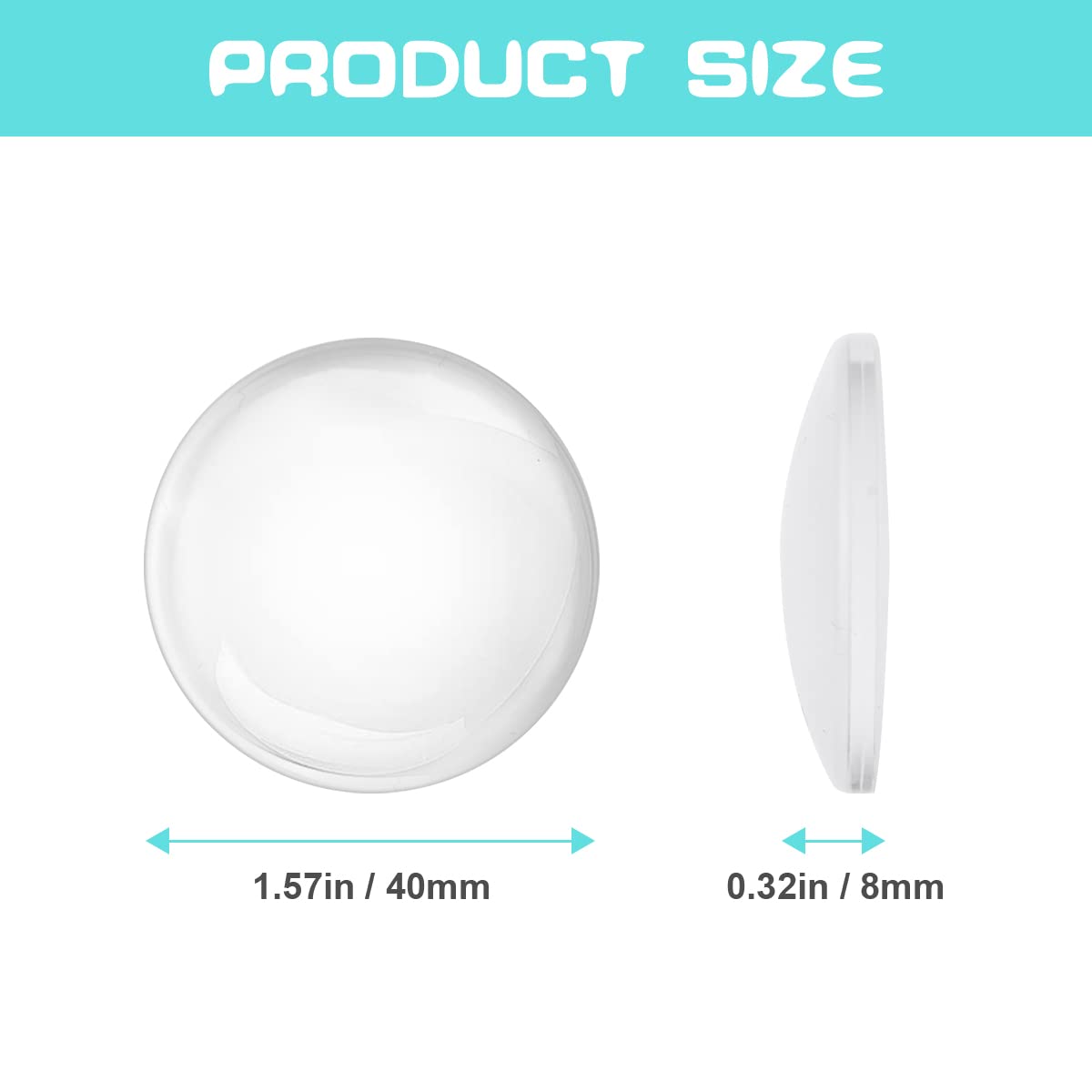 Round Silicone Door Knob Wall Protector