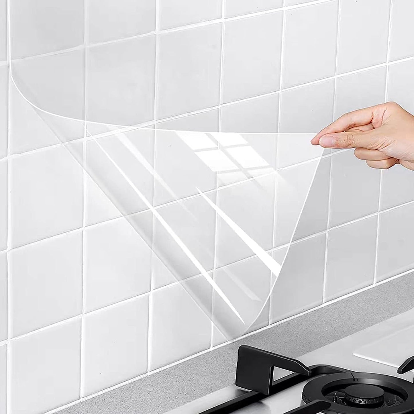 Oil Proof Transparent Kitchen Wallpaper