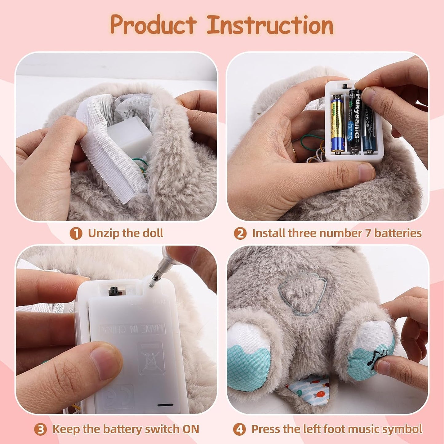Breathing Teddy Bear (Best Gift For Adult, Kids)