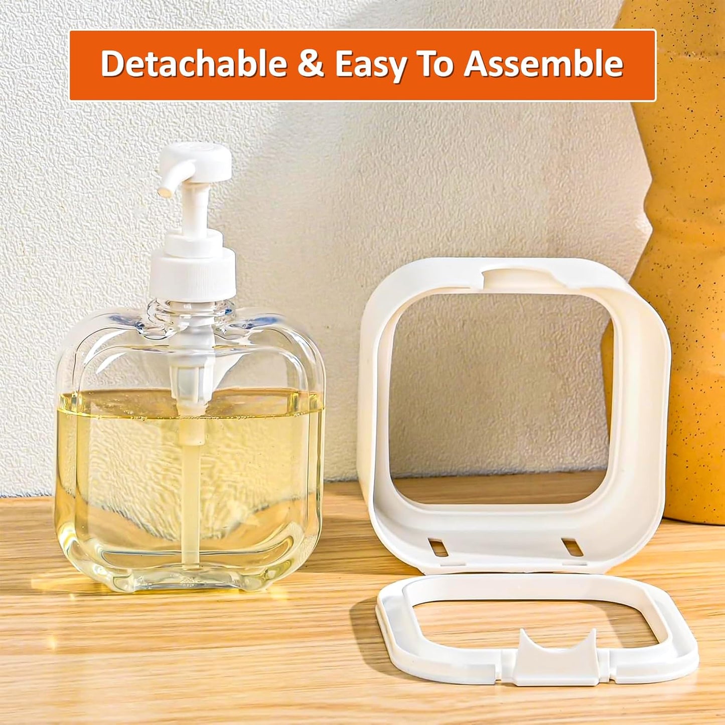 Square Shape Soap Dispenser (350ml)