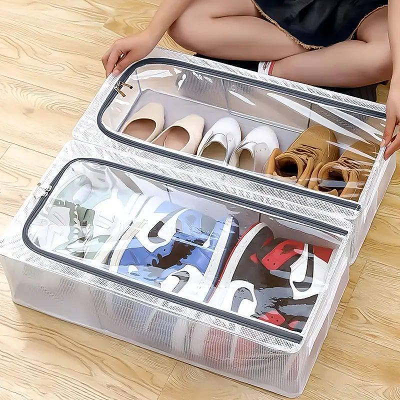Transparent Shoe, Clothes Home Organizer