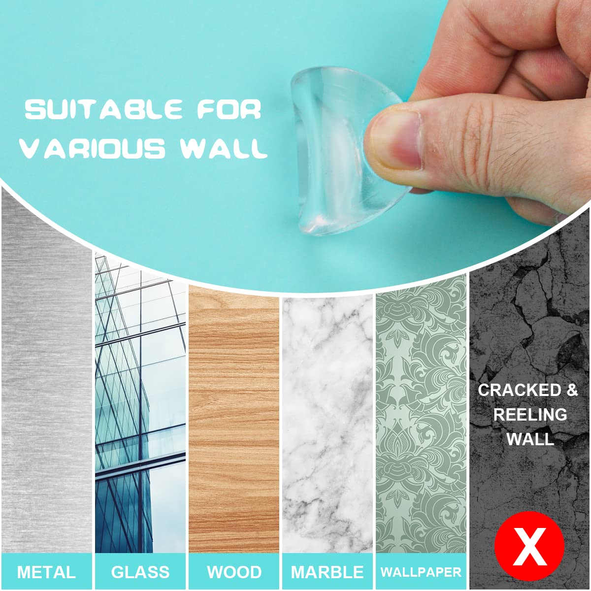 Round Silicone Door Knob Wall Protector