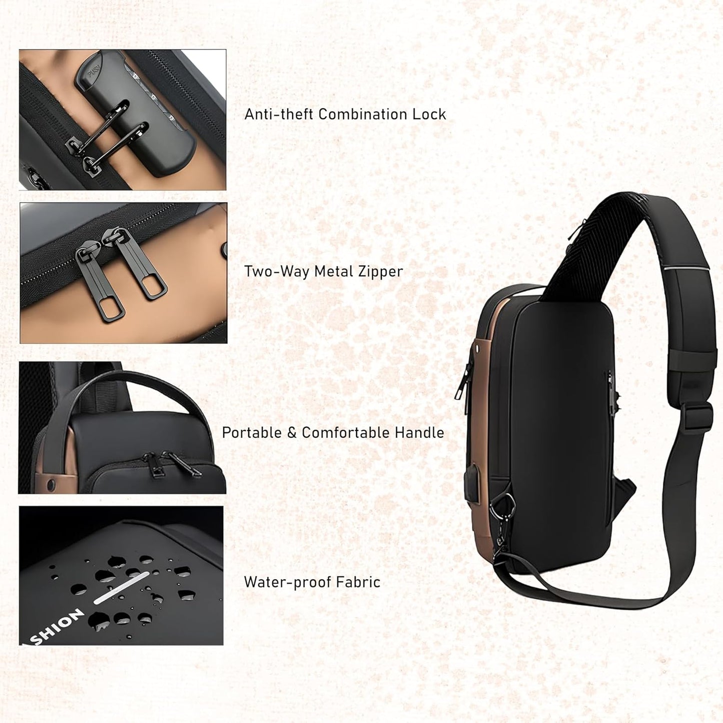 Waterproof Unisex USB Travel Bag (SALE 🔥)