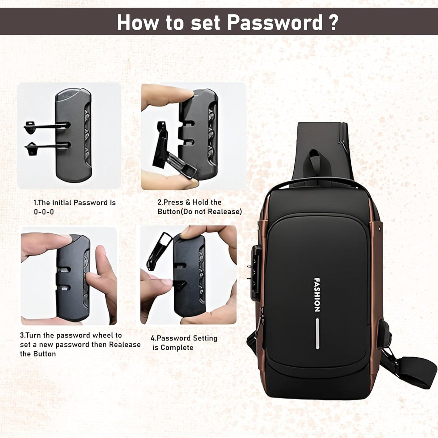 Waterproof Unisex USB Travel Bag (SALE 🔥)