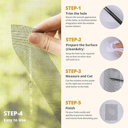 Window Net Repair Tape (200cm X 5cm)