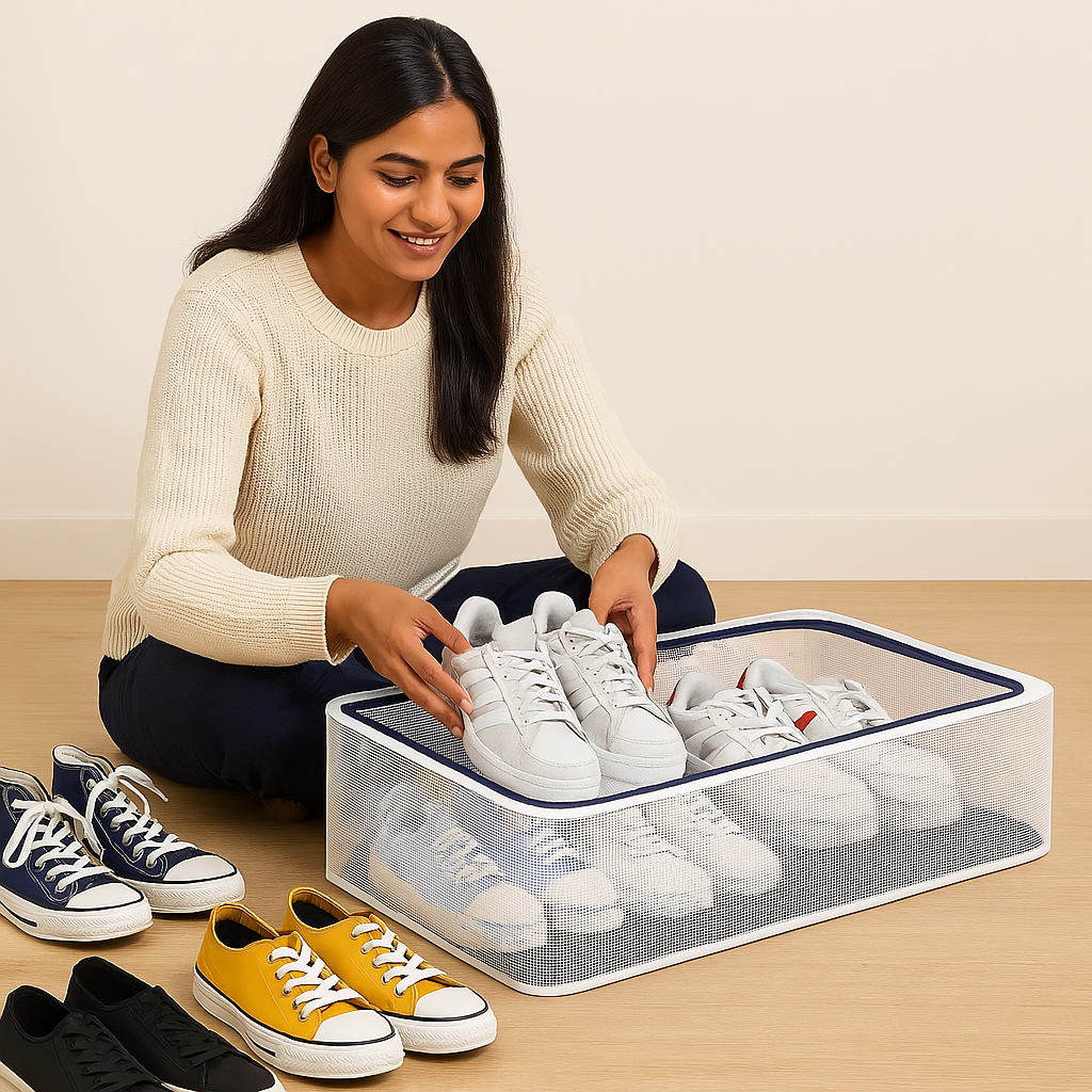 Transparent Shoe, Clothes Home Organizer