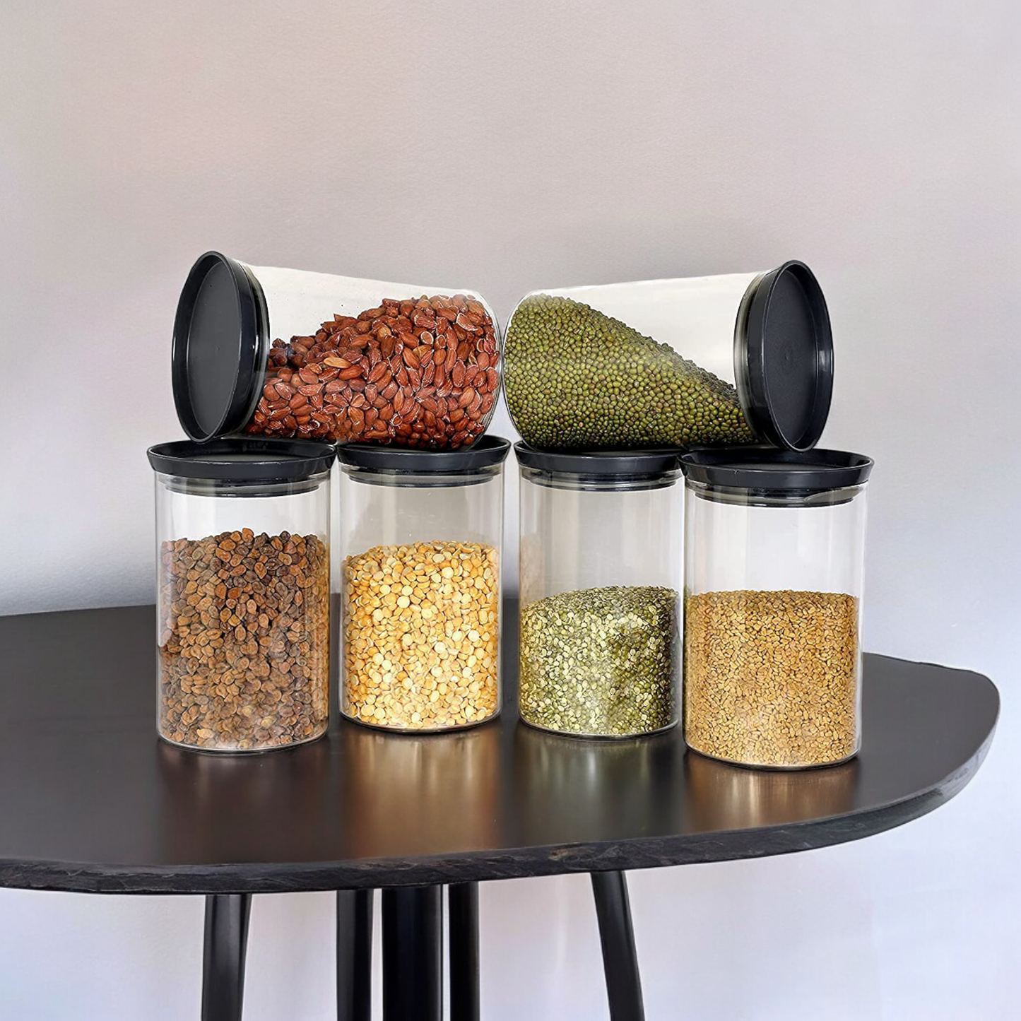 Round Plastic BPA Free Air-Tight Container Set