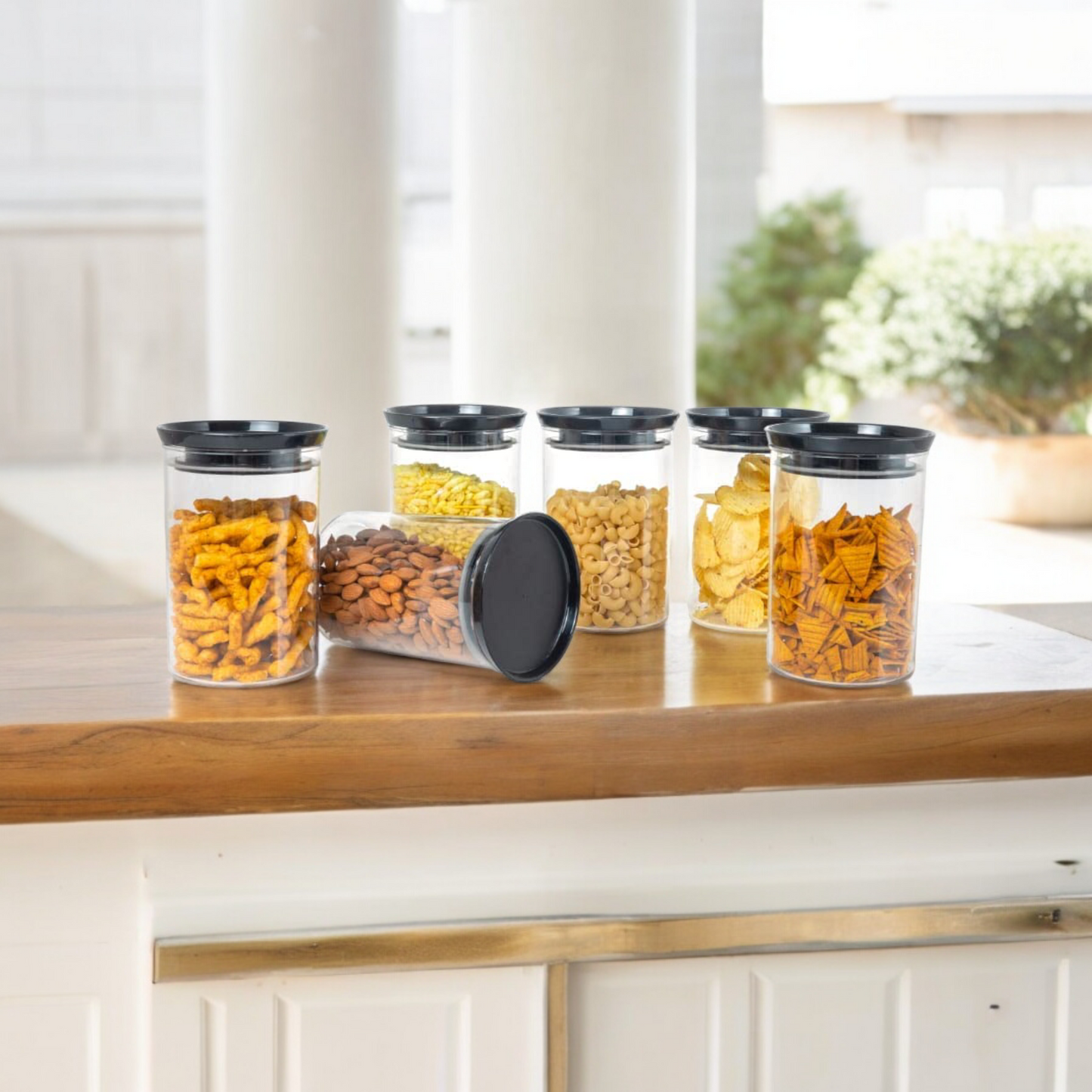 Round Plastic BPA Free Air-Tight Container Set