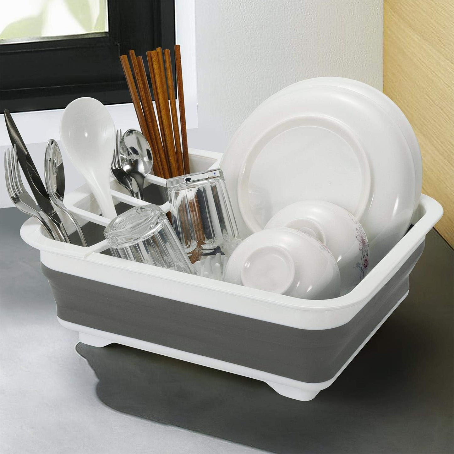 Collapsible Kitchen Dish Drying Rack