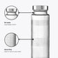 Leak-Proof Glass Water Bottle (pack of 2)