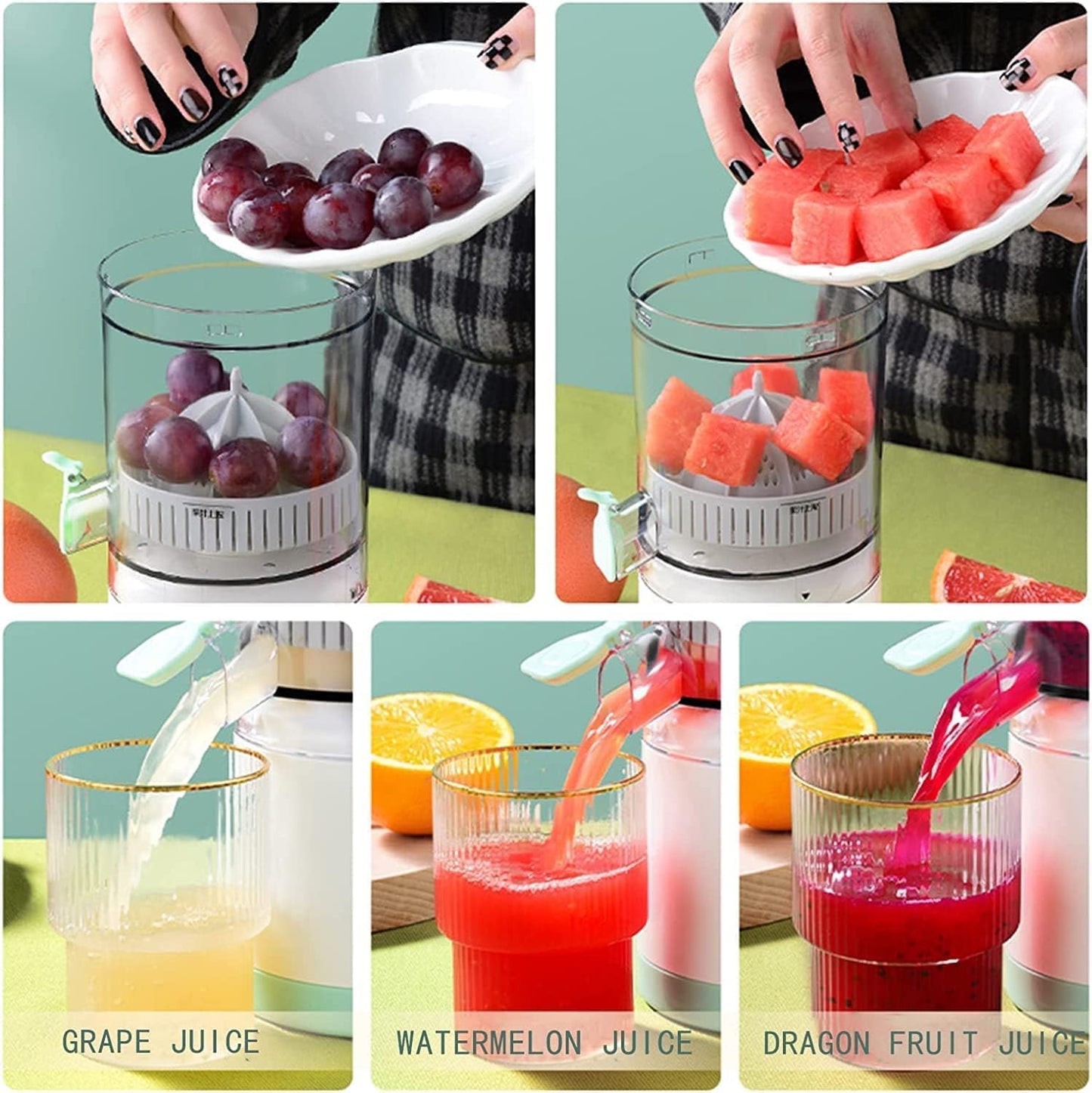 USB-Charged Wireless Fruit Juicer
