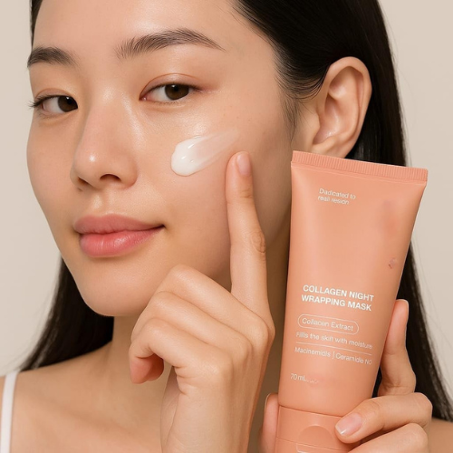 Face Glowing Night Wrapping Mask for Adults 75 Ml