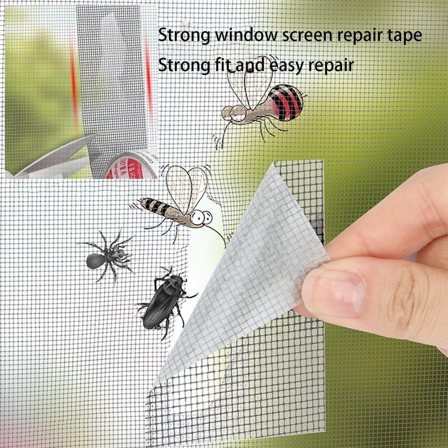 Window Net Repair Tape (200cm X 5cm)