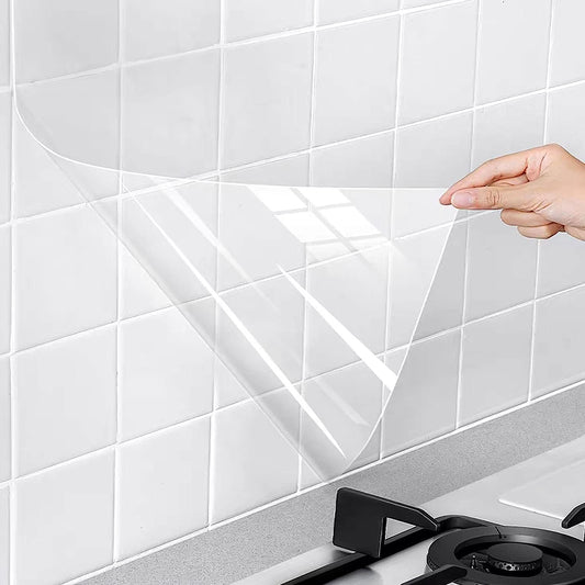 Oil Proof Transparent Kitchen Wallpaper