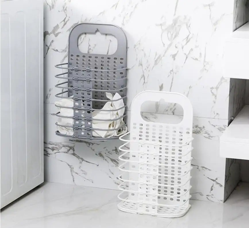 Wall Mounted Foldable Laundry Basket