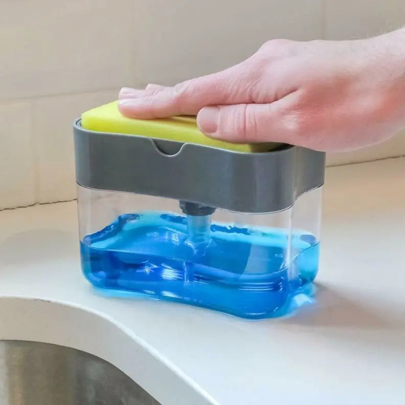 2-in-1 Soap Dispenser & Sponge Holder (Buy 1 Get 1 Free)