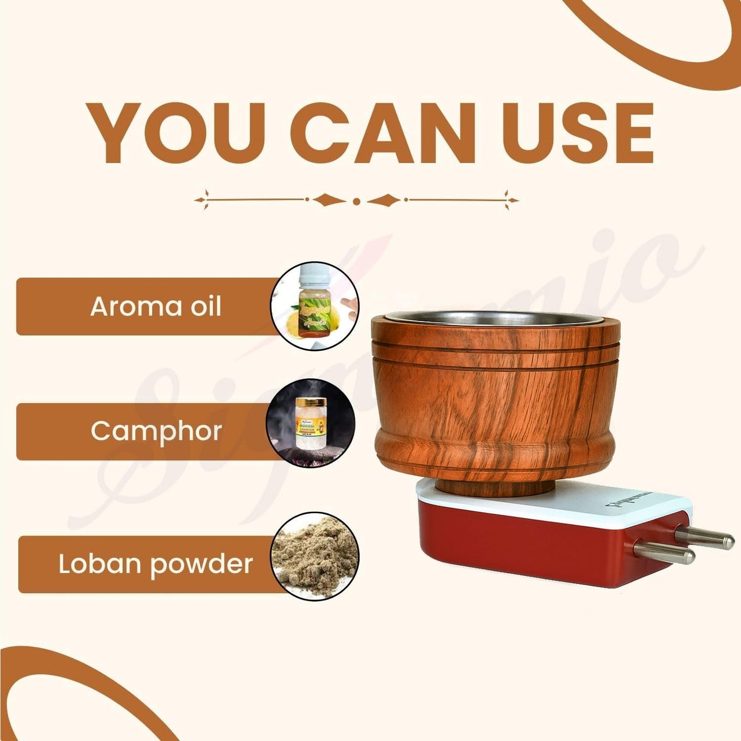 AromaWood™ Electric Wooden Kapoor Dani