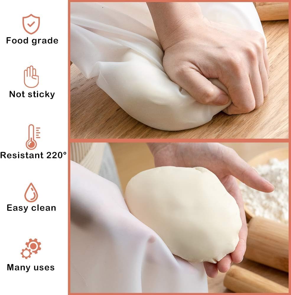 Silicone Kneading Bag (Pack of 2)