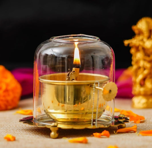 Jyotix™ Premium Brass Akhand Diya