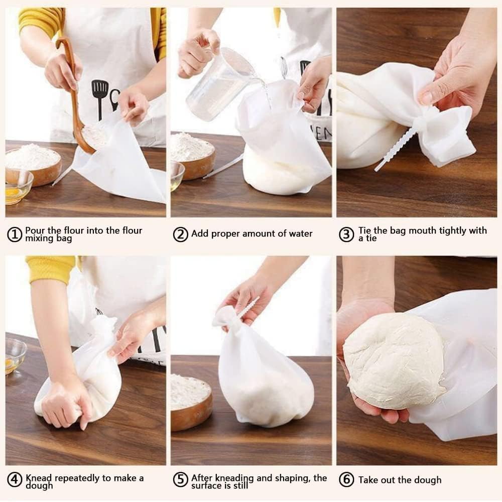 Silicone Kneading Bag (Pack of 2)