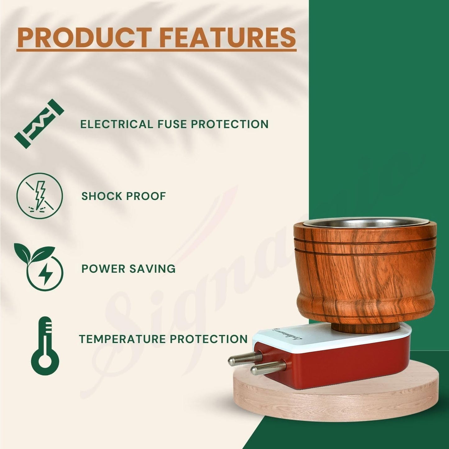AromaWood™ Electric Wooden Kapoor Dani