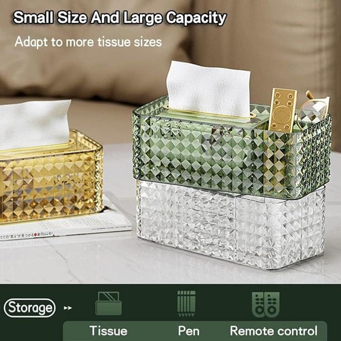 Diamond Tissue Box Holder