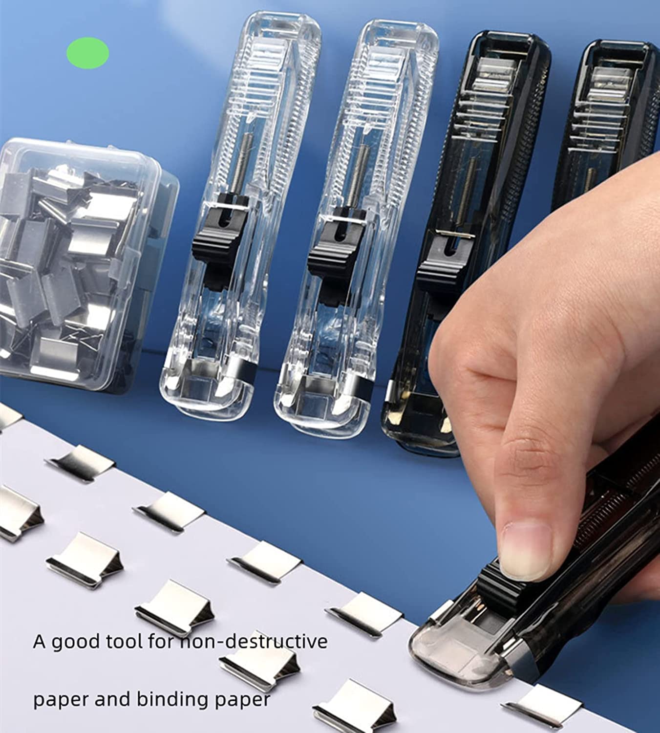 Handheld Paper Clam Clip Dispenser