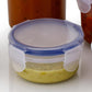 Plastic Leak Proof Food Containers With Lock Lid (Transparent, 110/160/210/400/500 ml)