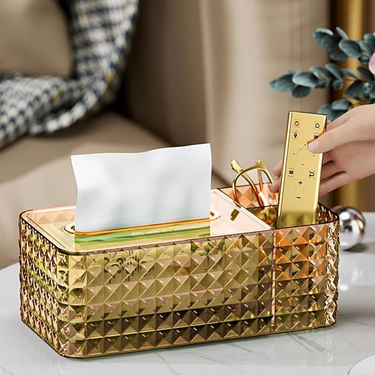 Diamond Tissue Box Holder