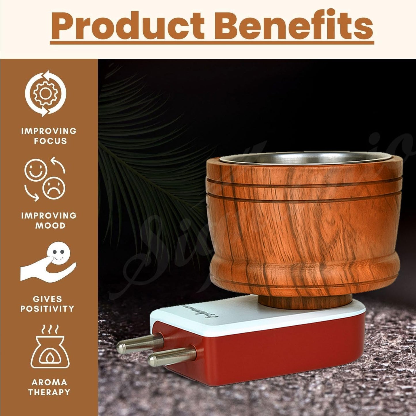 AromaWood™ Electric Wooden Kapoor Dani