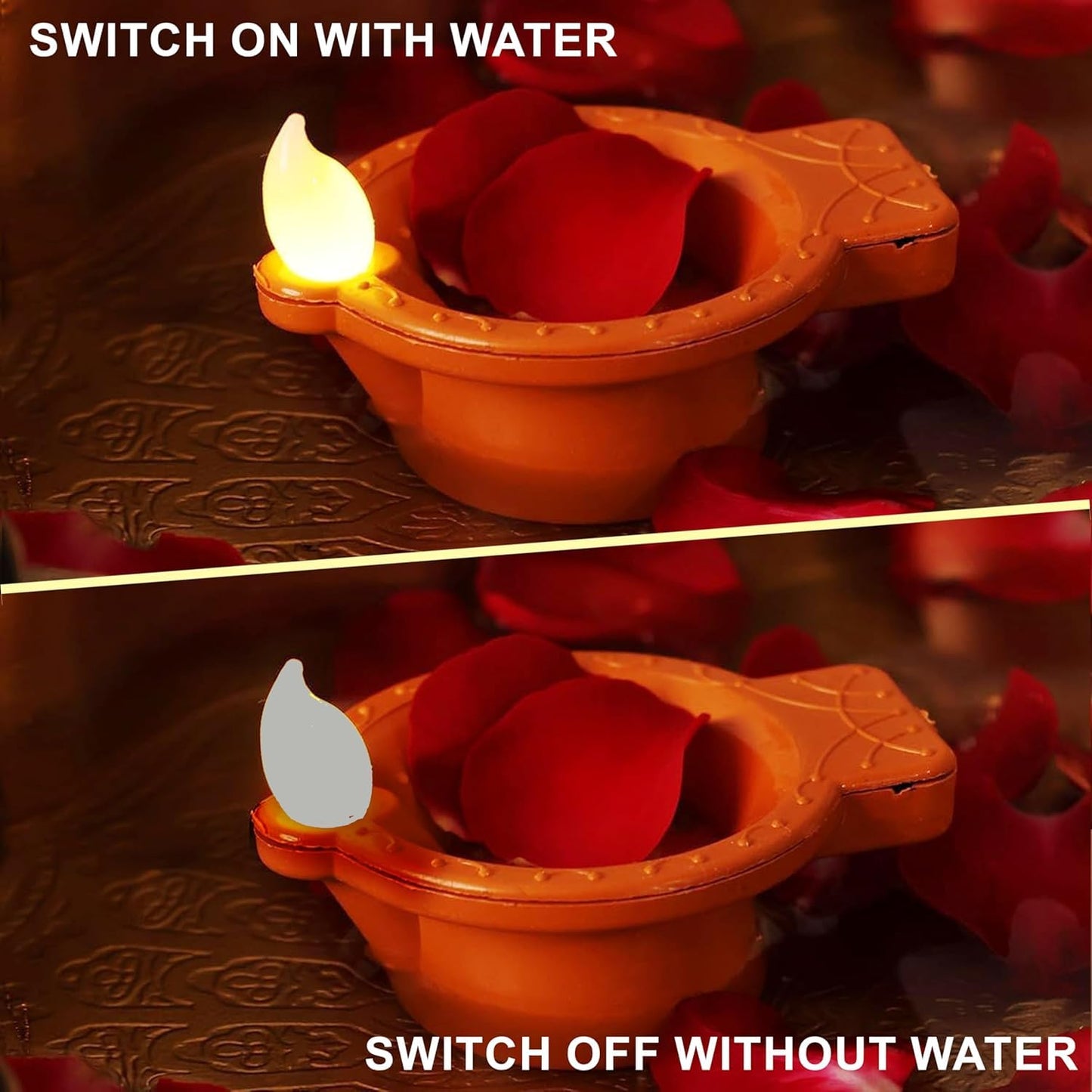 DivyaLite™ Smokeless LED Pooja Diyas