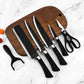 6 Pcs Non-Stick Knife Set for Kitchen