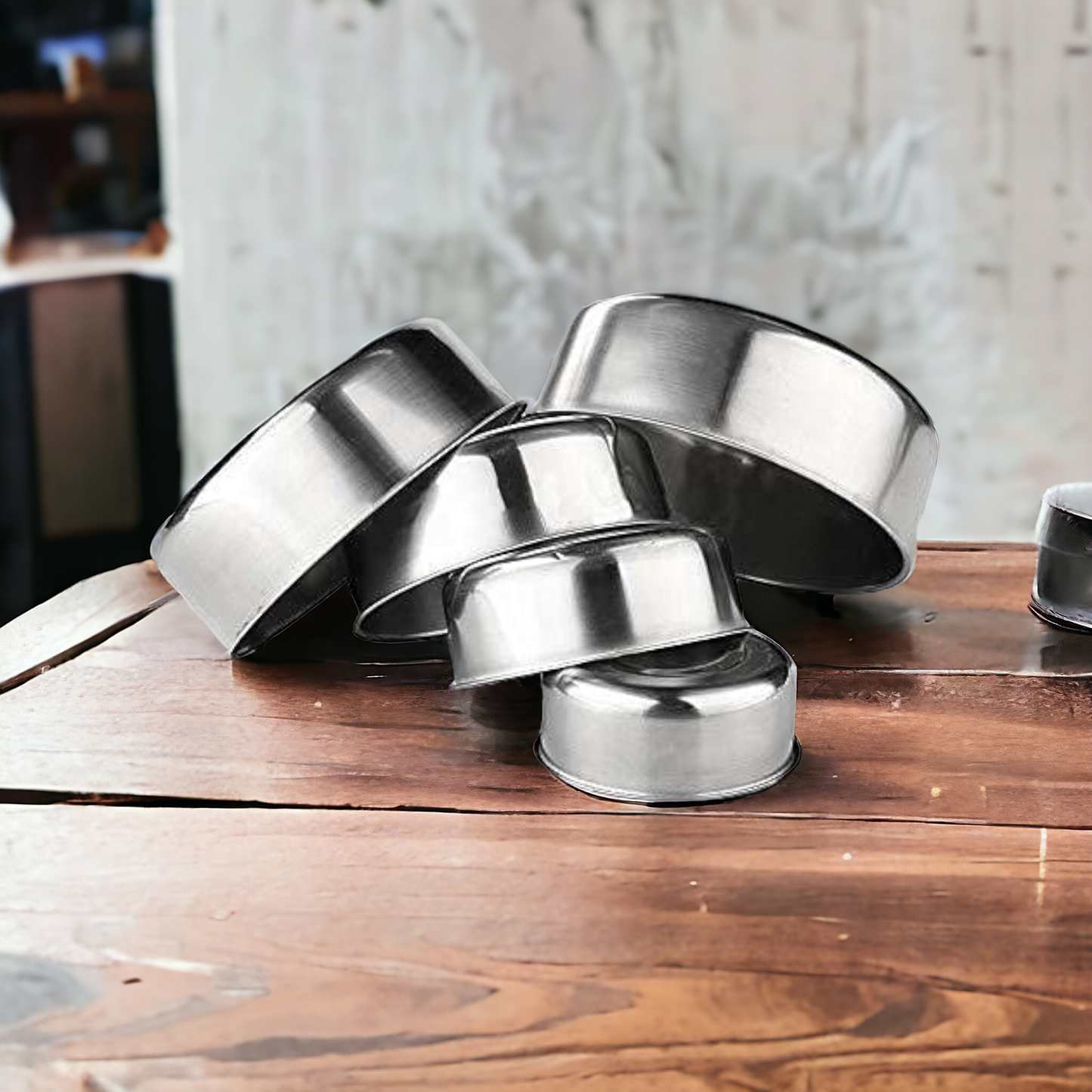 Stainless Steel Kitchen Bowl Set of 5 Pcs
