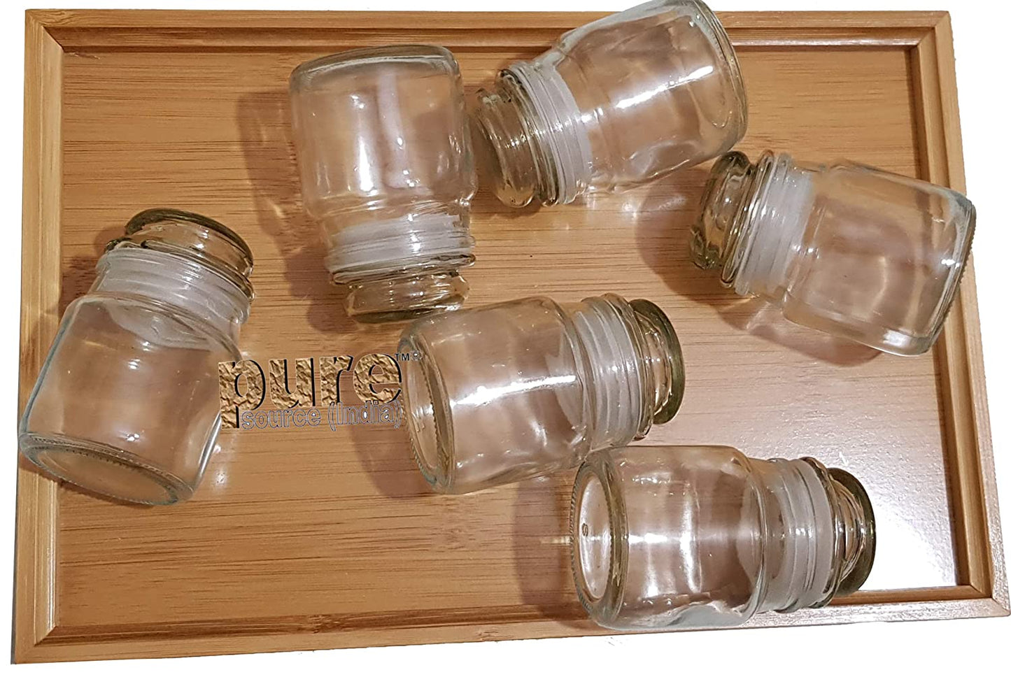 Air-Tight Mini Glass Jars for Kitchen (100ml)